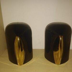 Ikea Ruskigt Black and Gold Parrot Decoration